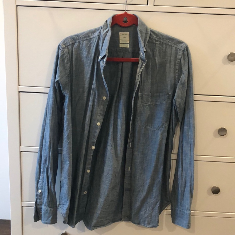 Gap Chambray Button Down - image 1